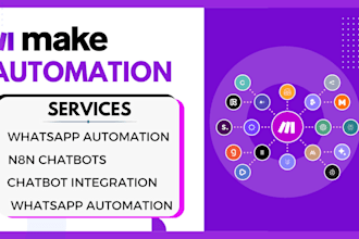 do whatsapp ai agent, make automation, whatsapp automation zapier automation n8n