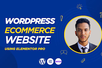 design elementor woocommerce website for ecommerce store