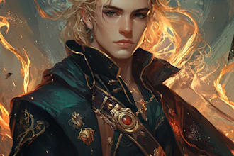 do dnd character art illustration commissions