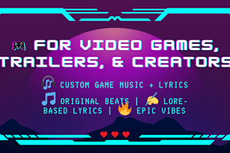 create custom music for your video game or trailer