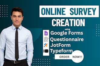 create a custom online survey, form, questionnaire, or quiz