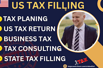prepare your US tax filing, business tax 1050 1075 1120 returns