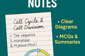 create neet biology notes with diagrams, mcqs and summaries