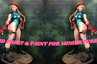 3d print and paint, miniature printing, warhammer 40k, action figure model