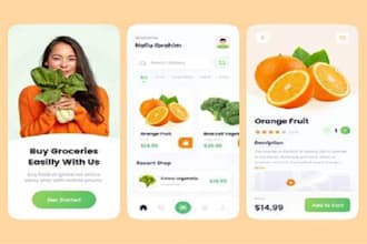 create a multi vendor grocery and food delivery app for android and ios