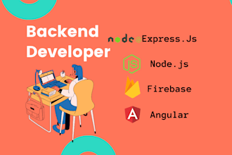 build backend for your admin dashboard with nodejs , express, firebase