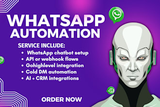 automate whatsapp bot whatsapp chatbot automation whatsapp API