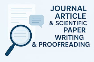 write your biomedical scientific papers and journal articles