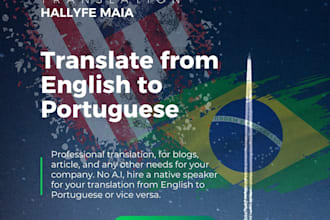 translate from english to brazilian portuguese