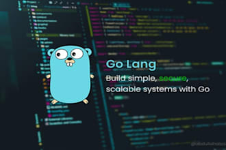 build fast and secure backend apis using golang and web app