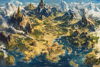 create custom fantasy maps for you