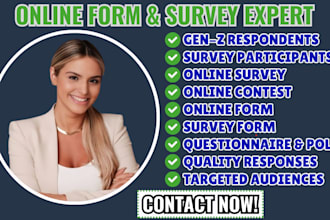 reach respondents to fill online survey, polls, contest and get real responses