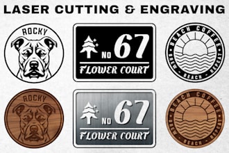 create custom vector files for laser cutting dxf svg ai
