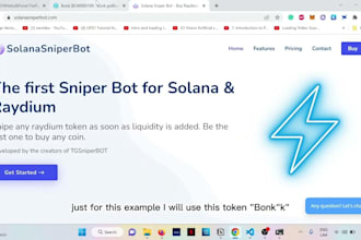 build telegram pump fun bot, solana trading bot, cheated bot, raydium bot, dex