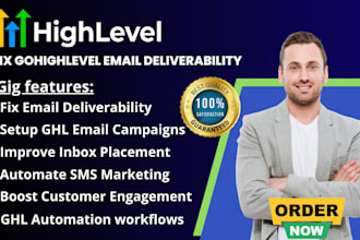 fix go high level email deliverability gohighlevel email campaign sms automation