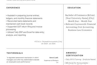 design a modern minimalist or professional resume