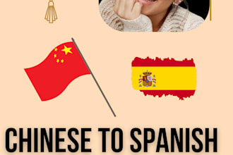 do professional translation from spanish to mandarin chinese