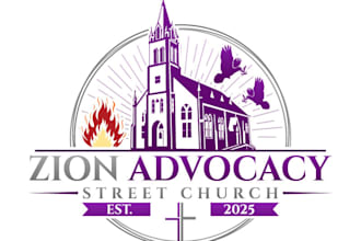 create a modern church logo