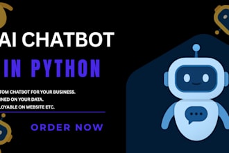 design smart ai bots and automate tasks using python