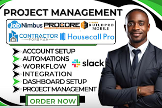 jobnimbus procore data migration buildpro contractor foreman housecall pro slack
