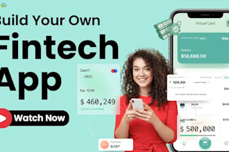 develop fintech app wallet app payment app nfc solution app, bank app, loan app