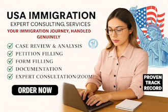 be your online lawyer, immigration lawyer for USA visa and recommendation letter