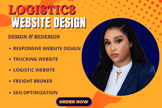 design logistic website, dispatch website, freight broker, trucking website