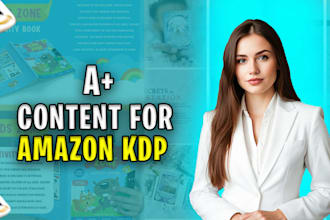design amazing a plus content for amazon kdp, a plus content, kdp a plus content