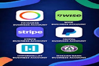 set up USA business bank account mercury payoneer wise stripe paypal novo bank