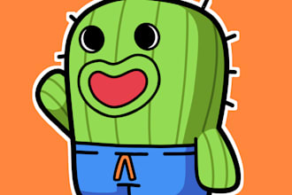 create a kawaii cartoon character in 24 hours
