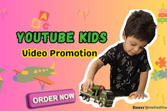do kids youtube video promotion