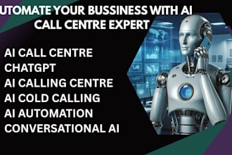setup ai call center agent for inbound and outbound calls lead generation crm