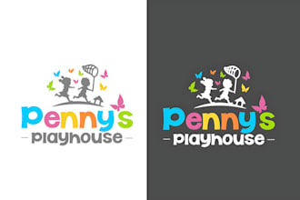 design childcare, daycare, baby shop, school and children logo