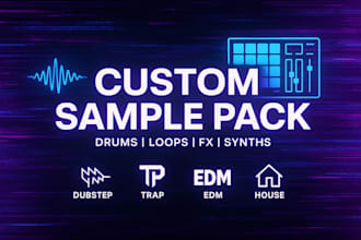 create a custom sample pack with high quality sounds