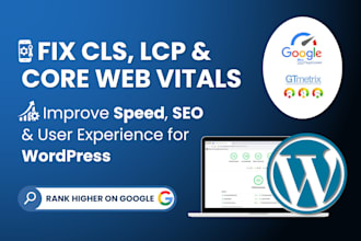 fix cls, lcp and core web vitals issues to boost your wordpress speed and SEO