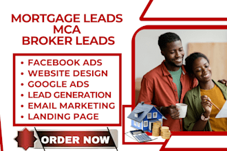 generate mortgage leads home loan refinance fha loans VA officer usda broker ads