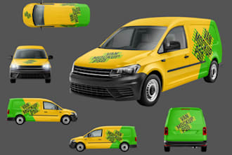 design 3d car wrap mockups, fivem skins, automotive branding, livery graphics