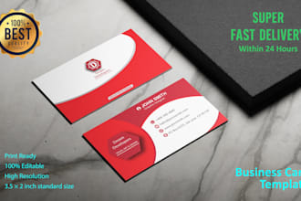 design modern, clean, and professional business card