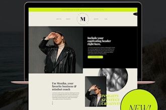design a custom showit website for coaches creatives or entrepreneurs