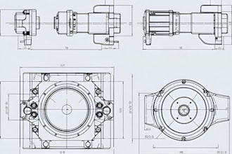 create 2d engineering drawings, mechanical drawings, technical drawings