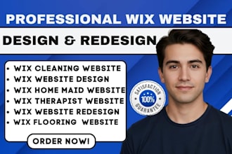 design wix cleaning service website wix home maid janitorial repair website