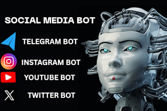 setup instagram API bot, tiktok livestreaming bot, reddit bot, youtube API bot