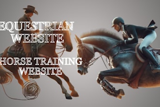 build squarespace equestrian website horse trainer website horse riding website