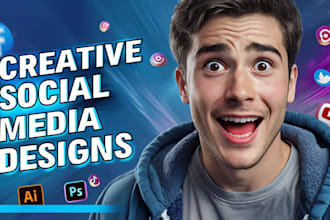 creative social media post design