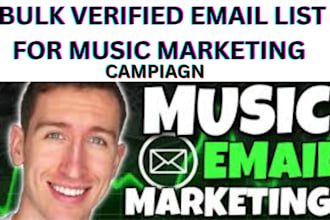 give bulk email or phone of music bloggers, radio stations, publisher email list