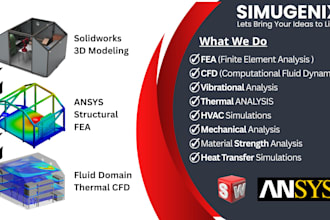 do ansys solidworks 3d cad modeling fea and cfd simulations