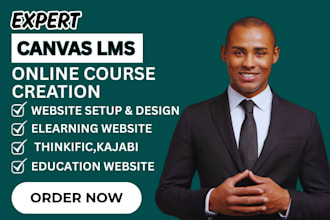 do canvas lms elearning website online course website canvas lms wix kajabi