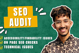do expert website SEO audit report, keyword research and competitor analysis