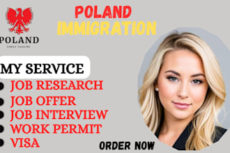 do job research, get valid job offer letter, work permit for all jobs in poland