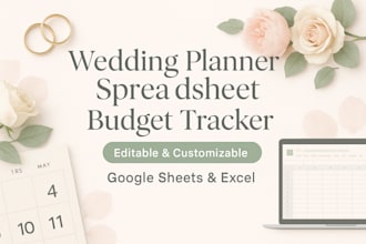 wedding planner spreadsheet wedding budget planner wedding google sheet tracker